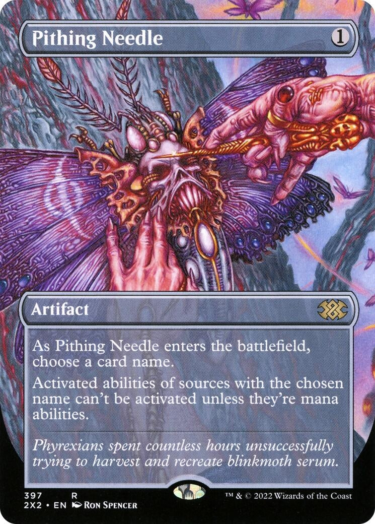 Image for Pithing Needle (Borderless) (397) (2X2) - Magic: The Gathering