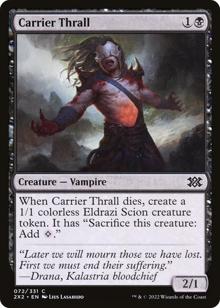 Image for Carrier Thrall (72) (2X2) - Magic: The Gathering
