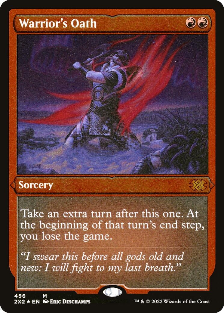 Image for Warrior's Oath (Foil Etched) (456) - Magic: The Gathering