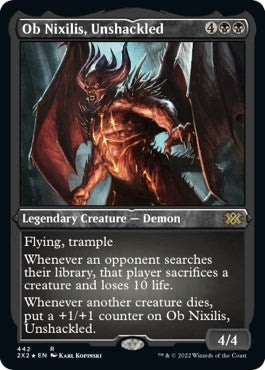 Image for Ob Nixilis, Unshackled (Foil Etched) (442) (2X2) - Magic: The Gathering