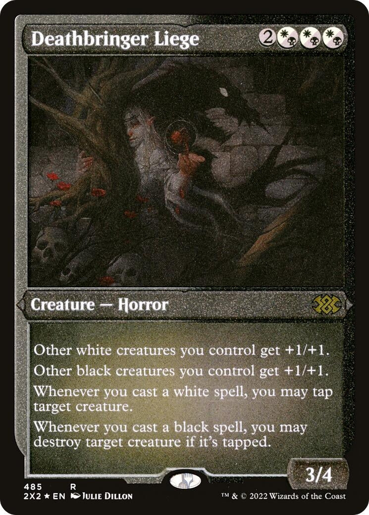 Image for Deathbringer Liege (Foil Etched) (485) (2X2) - Magic: The Gathering