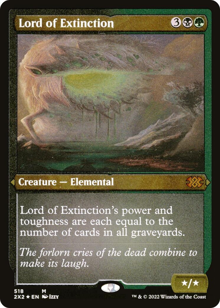 Image for Lord of Extinction (Foil Etched) (518) (2X2) - Magic: The Gathering