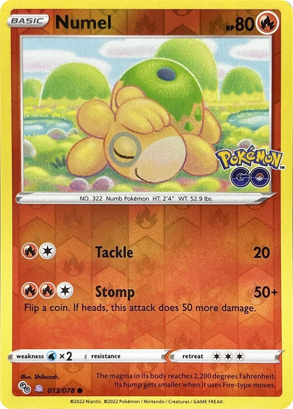 Image for Numel (Peelable Ditto) (013/078) (PGO) - Pokemon