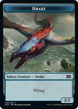 Image for Drake // Phyrexian Golem Double-Sided Token (10 // 21) - Magic: The Gathering