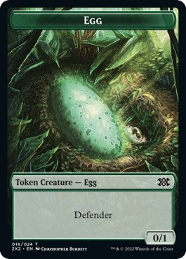 Image for Egg // Spirit (008) Double-Sided Token (16 // 8) - Magic: The Gathering