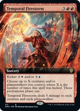 Image for Temporal Firestorm (Extended Art) (411) (DMU) - Magic: The Gathering