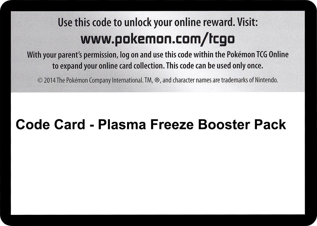Image for Code Card - Plasma Freeze Booster Pack (PLF) - Pokemon