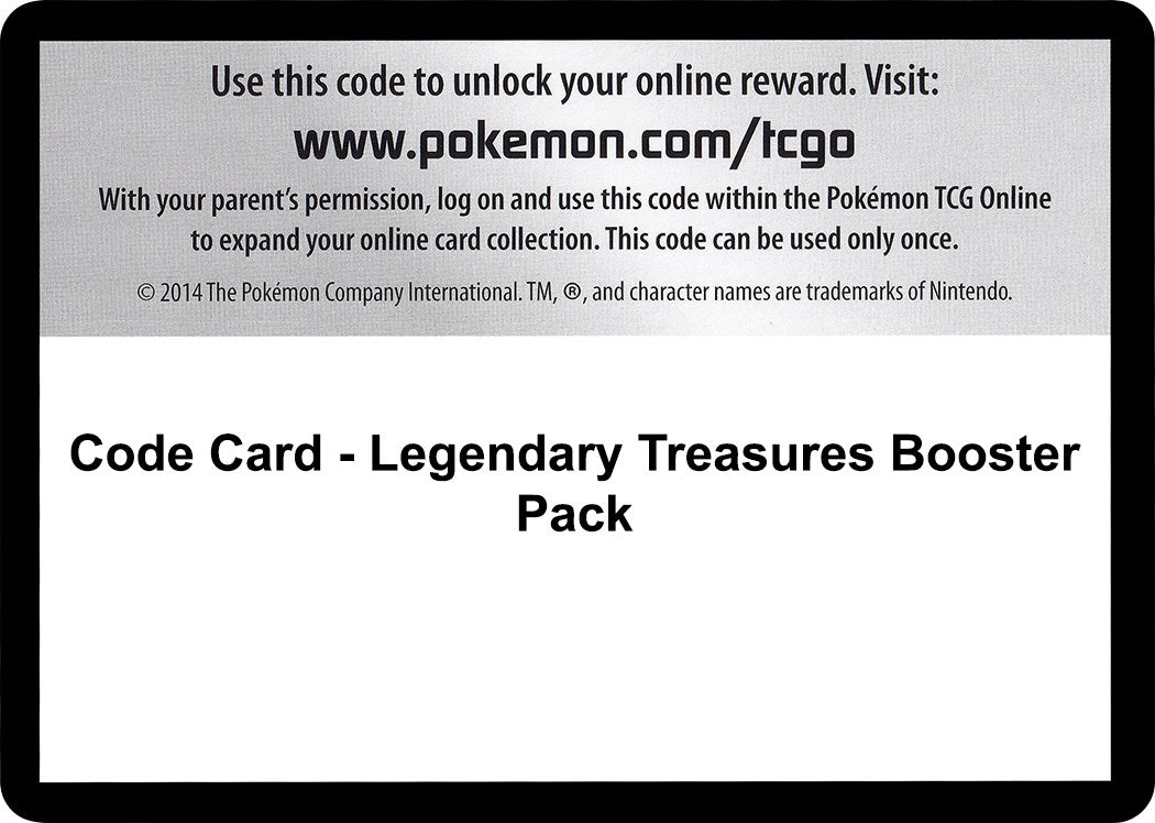 Image for Code Card - Legendary Treasures Booster Pack (LTR) - Pokemon