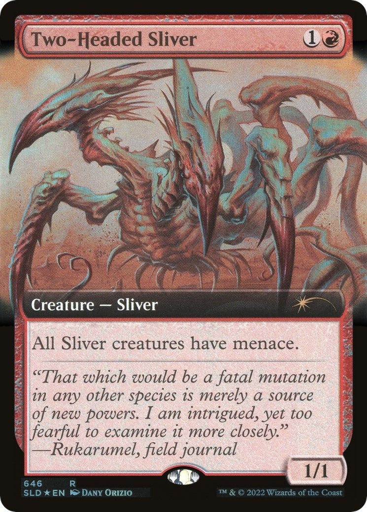Image for Two-Headed Sliver (Extended Art) (646) - Magic: The Gathering