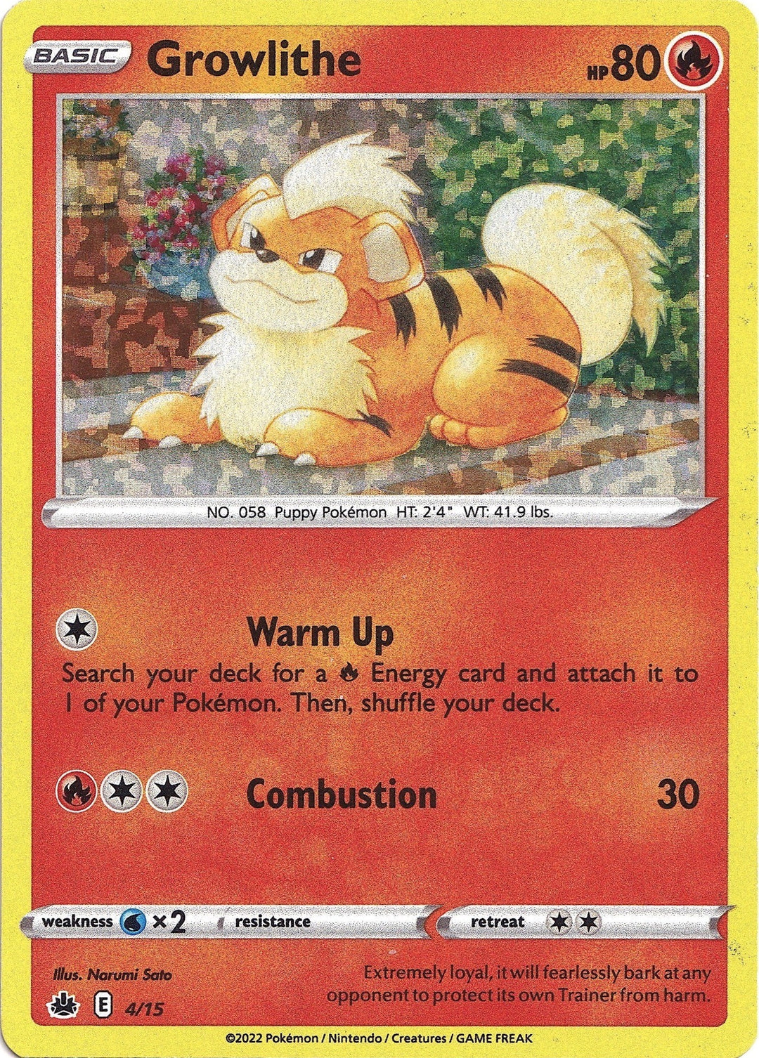 Image for Growlithe (004/015) (M22) - Pokemon