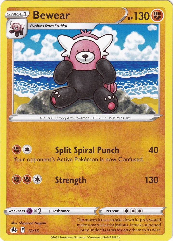 Image for Bewear (012/015) (MCD22) - Pokemon
