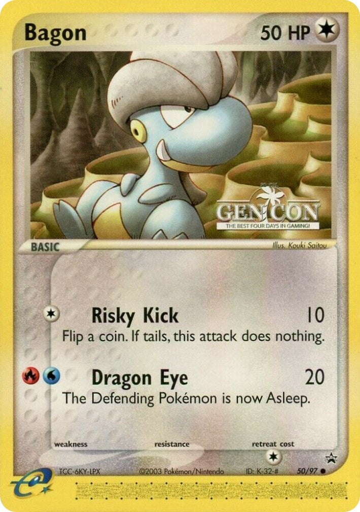 Image for Bagon - 50/97 (Gen Con 2004 Promo) (50/97) (PR) - Pokemon