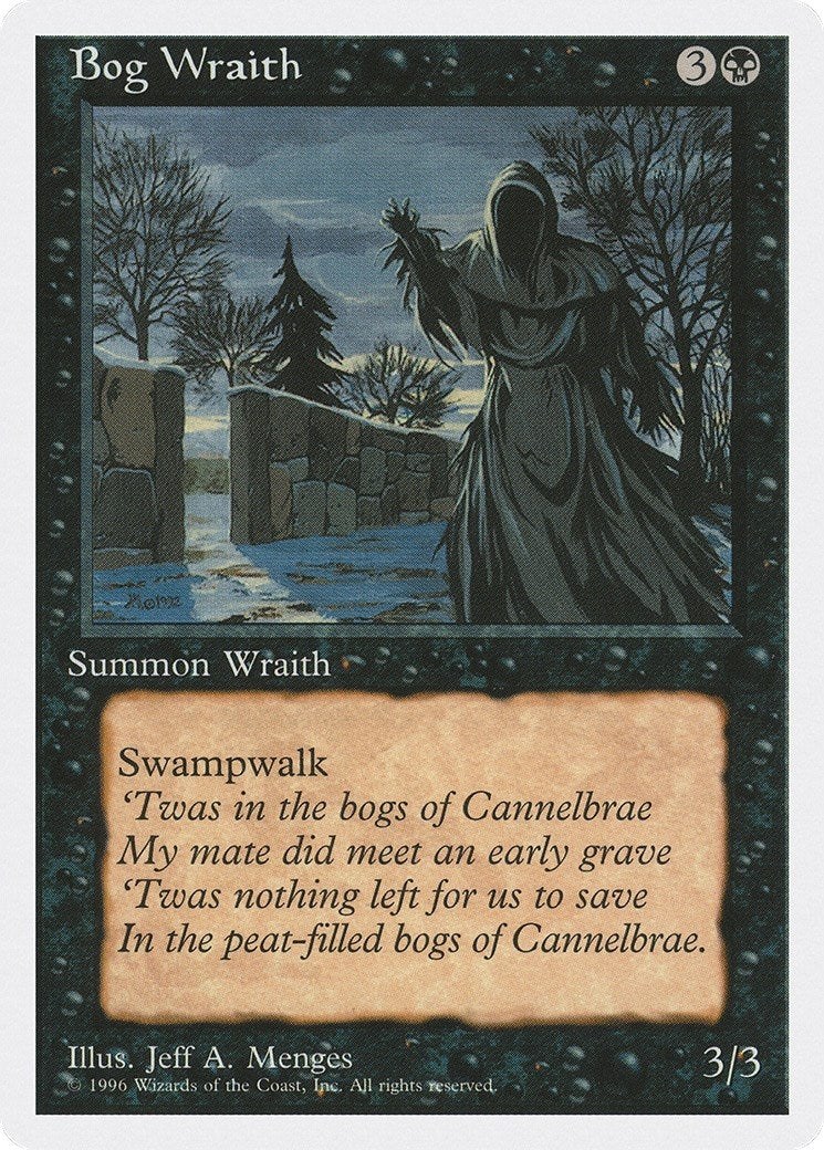 Image for Bog Wraith - Magic: The Gathering