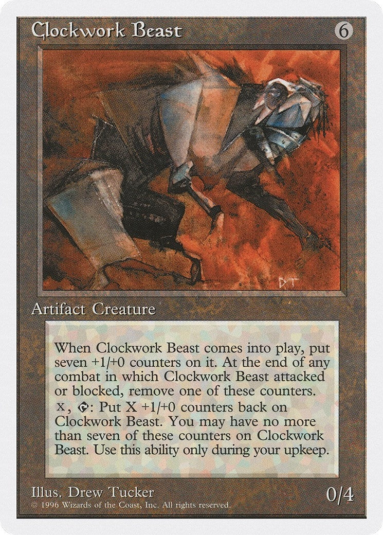 Image for Clockwork Beast - Magic: The Gathering