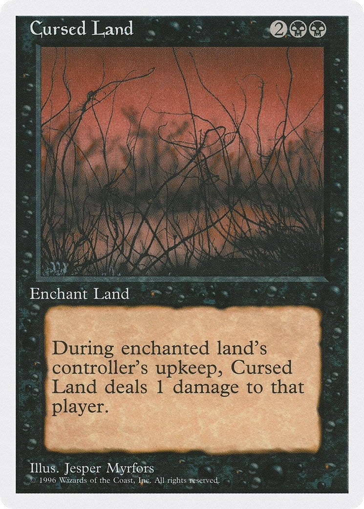 Image for Cursed Land - Magic: The Gathering