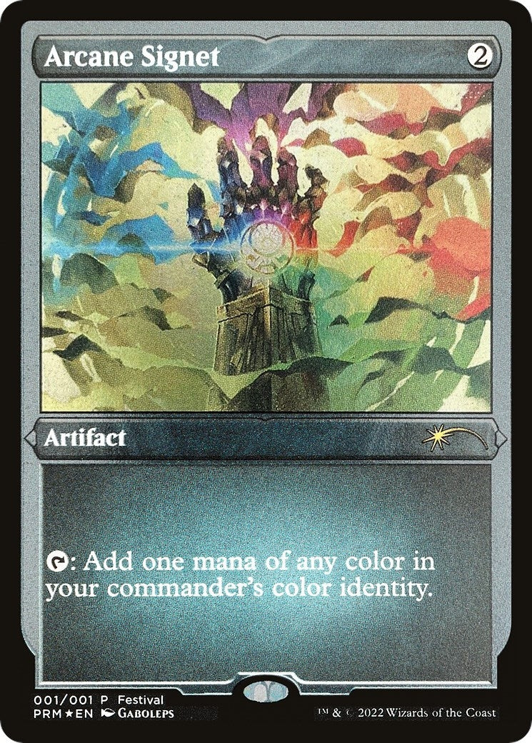 Image for Arcane Signet (Foil Etched) (1) (MFP) - Magic: The Gathering