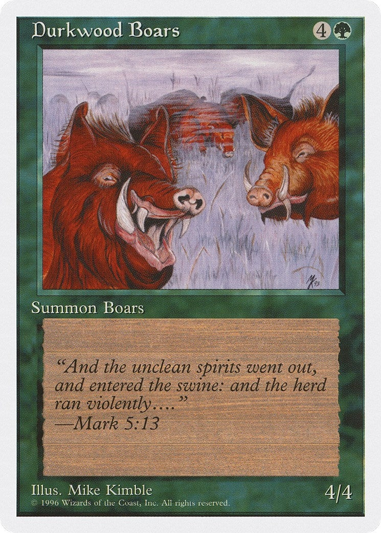 Image for Durkwood Boars - Magic: The Gathering