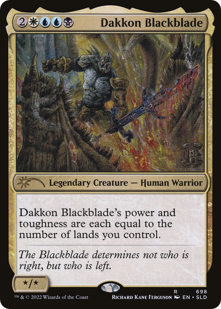 Image for Dakkon Blackblade (698) - Magic: The Gathering