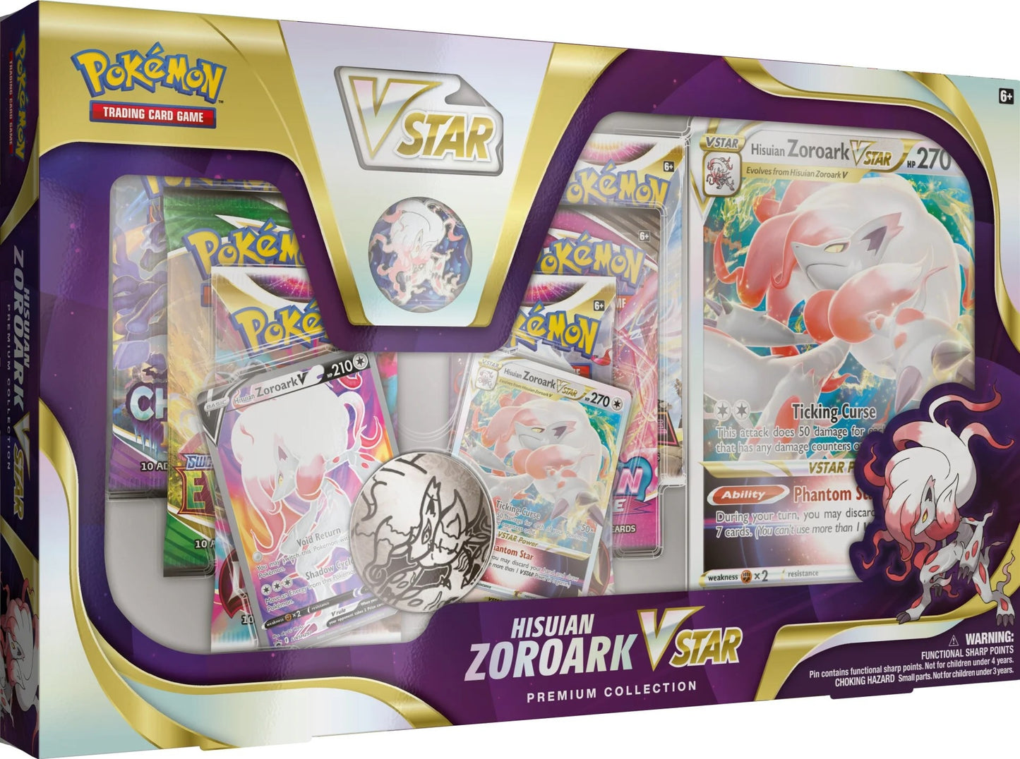 Image for Hisuian Zoroark VSTAR Premium Collection - Pokemon