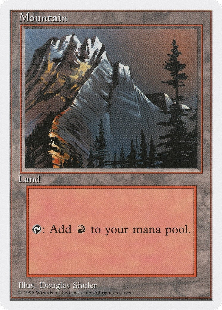 Image for Mountain (A) (62) - Magic: The Gathering