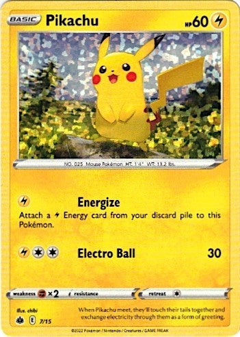 Image for Pikachu (007/015) (M22) - Pokemon
