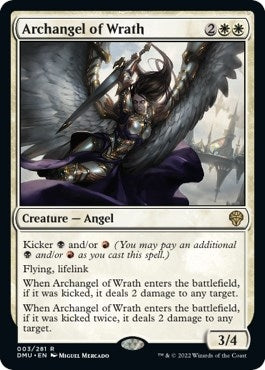 Image for Archangel of Wrath (3) (DMU) - Magic: The Gathering