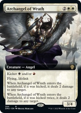 Image for Archangel of Wrath (Extended Art) (384) (DMU) - Magic: The Gathering