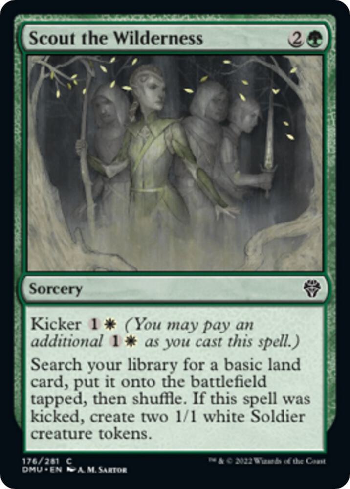 Image for Scout the Wilderness (176) - Magic: The Gathering