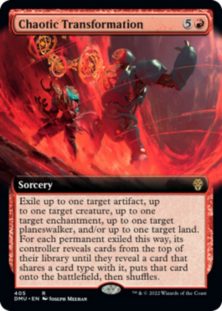 Image for Chaotic Transformation (Extended Art) (405) (DMU) - Magic: The Gathering