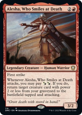 Image for Alesha, Who Smiles at Death (118) (DMC) - Magic: The Gathering