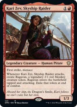 Image for Kari Zev, Skyship Raider (123) (DMC) - Magic: The Gathering