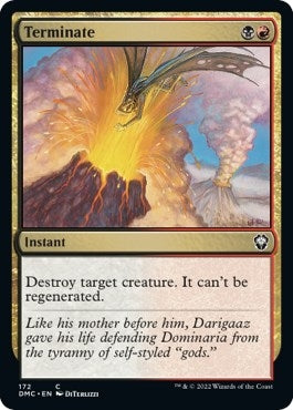 Image for Terminate (172) - Magic: The Gathering