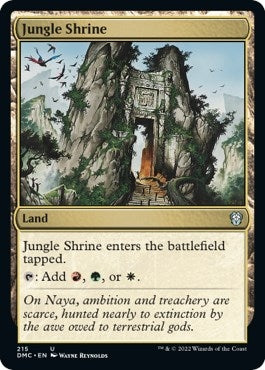 Image for Jungle Shrine (215) (DMC) - Magic: The Gathering