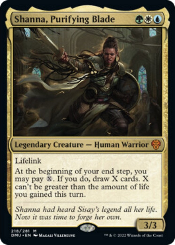 Image for Shanna, Purifying Blade (218) (DMU) - Magic: The Gathering