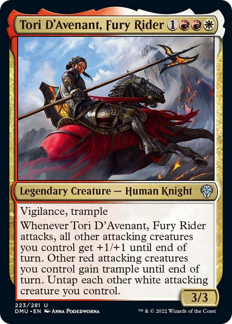 Image for Tori D'Avenant, Fury Rider (223) (DMU) - Magic: The Gathering
