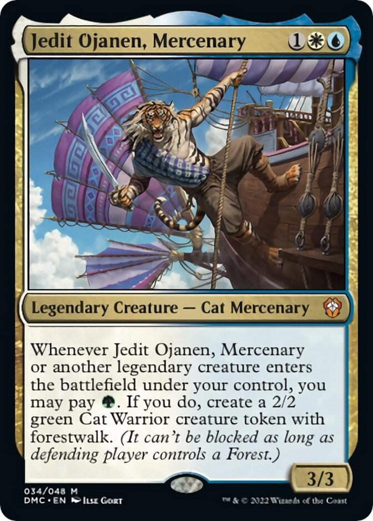 Image for Jedit Ojanen, Mercenary (34) - Magic: The Gathering
