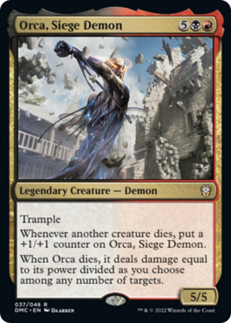Image for Orca, Siege Demon (37) - Magic: The Gathering