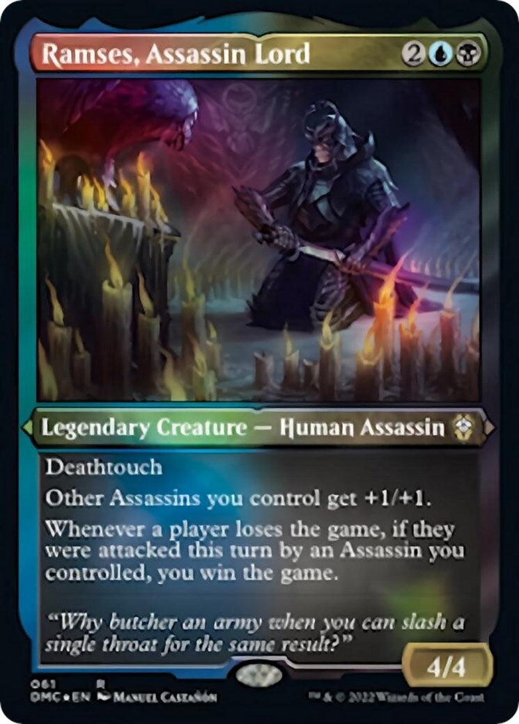 Image for Ramses, Assassin Lord (Foil Etched) (61) - Magic: The Gathering