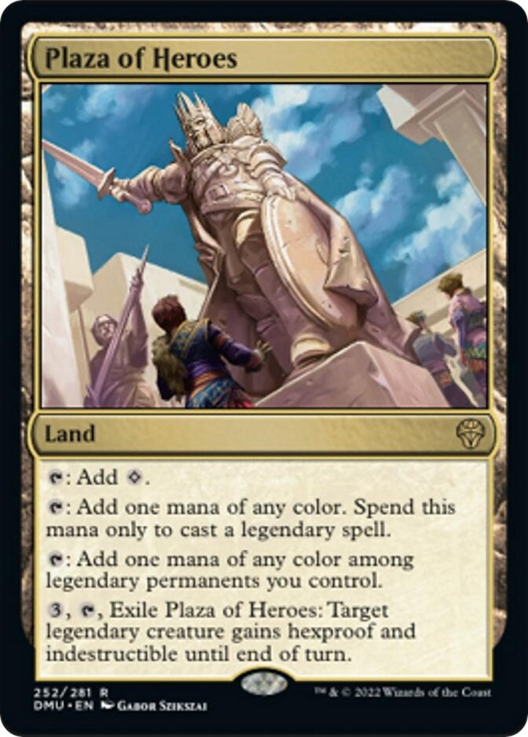 Image for Plaza of Heroes (252) (DMU) - Magic: The Gathering