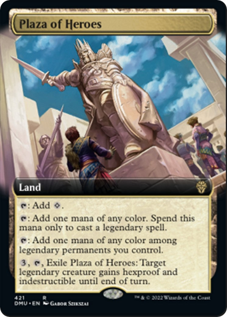 Image for Plaza of Heroes (Extended Art) (421) - Magic: The Gathering