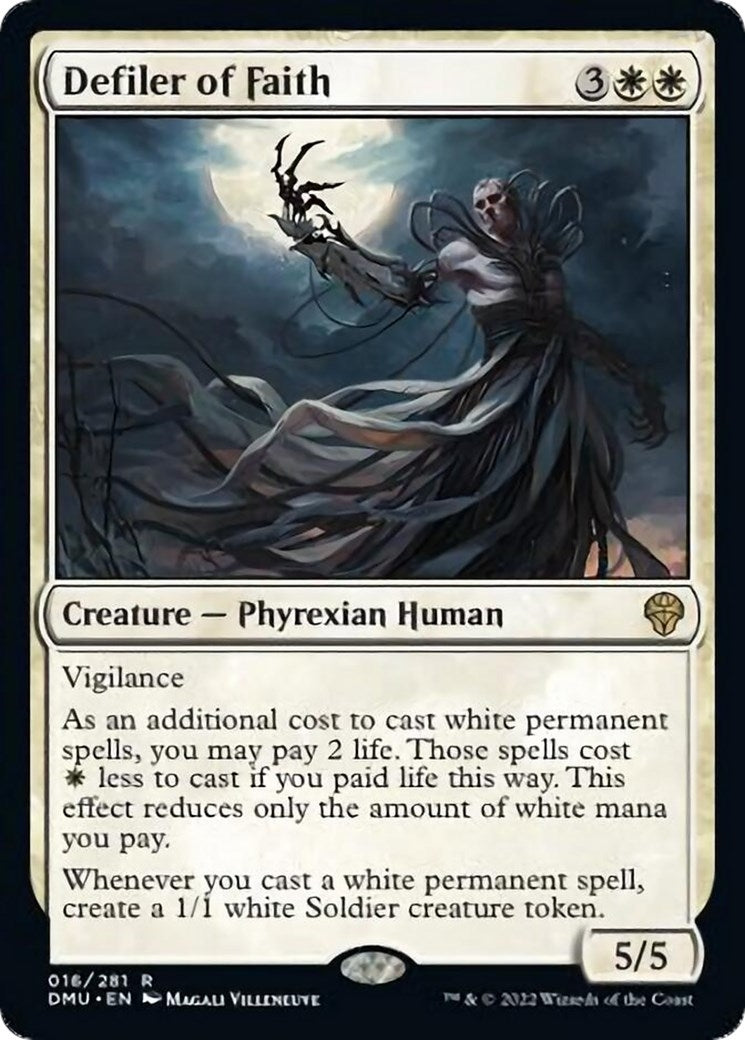 Image for Defiler of Faith (16) (DMU) - Magic: The Gathering