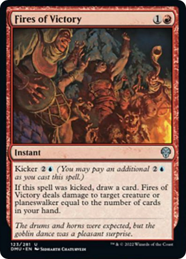 Image for Fires of Victory (123) (DMU) - Magic: The Gathering