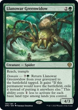 Image for Llanowar Greenwidow (169) (DMU) - Magic: The Gathering