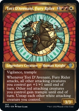 Image for Tori D'Avenant, Fury Rider (Textured Foil) (363) (DMU) - Magic: The Gathering