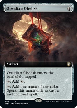 Image for Obsidian Obelisk (Extended Art) (94) - Magic: The Gathering