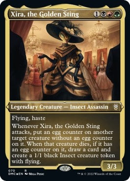 Image for Xira, the Golden Sting (Foil Etched) (70) - Magic: The Gathering