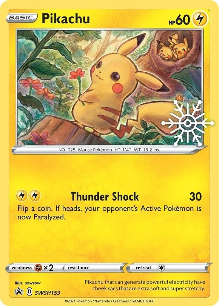 Image for Pikachu - SWSH153 (Holiday Calendar) (SWSH153) (SWSD) - Pokemon