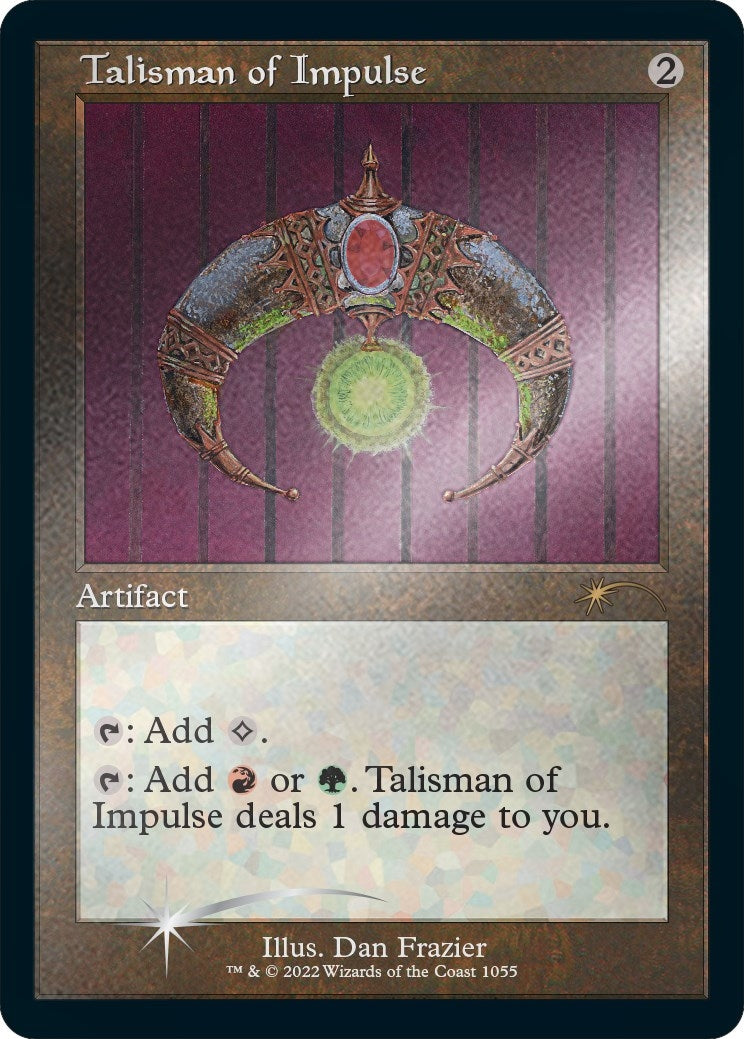 Image for Talisman of Impulse (Retro Frame) (Foil Etched) (1055) - Magic: The Gathering
