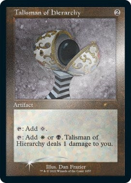 Image for Talisman of Hierarchy (Retro Frame) (Foil Etched) (1057) - Magic: The Gathering