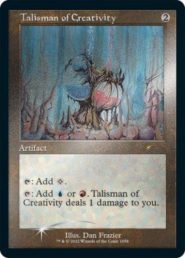 Image for Talisman of Creativity (Retro Frame) (Foil Etched) (1058) - Magic: The Gathering